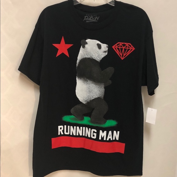 💕Host Pick💕 Running Man Panda Graphic Tee - Picture 2 of 4